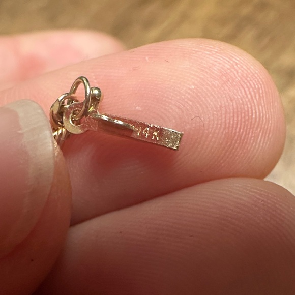 14k Gold Vintage Figarope Textured Faceted Rope Figaro Chain - 17.75” - Picture 7 of 10